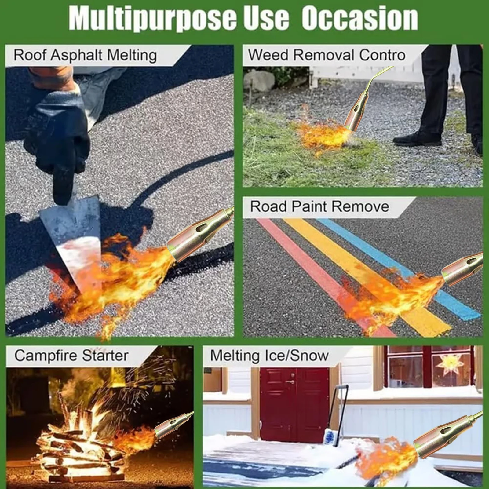 Quemador portátil de gas con encendido manual para barbacoa y camping - imagen 5