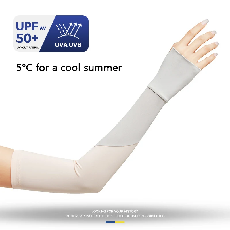 Mangas de brazo para mujer, cubierta de codo de brazo transpirable, protección solar UV, protector solar al aire libre, Mangas de pesca de refrigeración, ciclismo deportivo - imagen 2