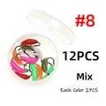 12pcs mix size 8