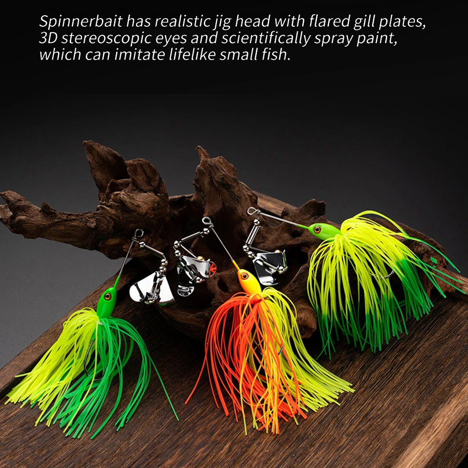 Walk Fish Buzzbait – Señuelo artificial giratorio para lucio - imagen 3