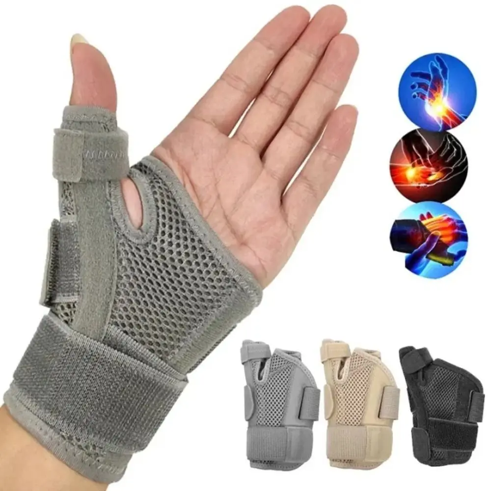 Polyerster funda para pulgar muñequera férula Flexible tendinitis protector de muñeca elástico ligero ambidiestro - imagen 3