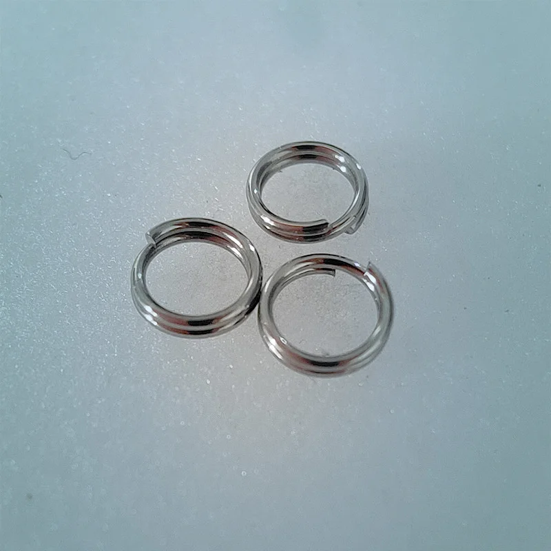 Anillos partidos pesca – Kit conectores paletas y ganchos pasador - imagen 2