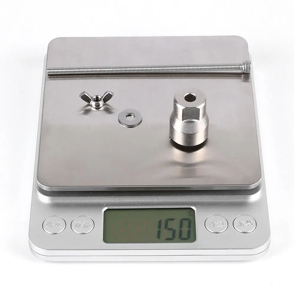 Herramienta de Base de torre de bicicleta plateada, herramienta de extracción de Base de torre duradera portátil, instalador Universal de cubo de bicicleta de acero inoxidable - imagen 5