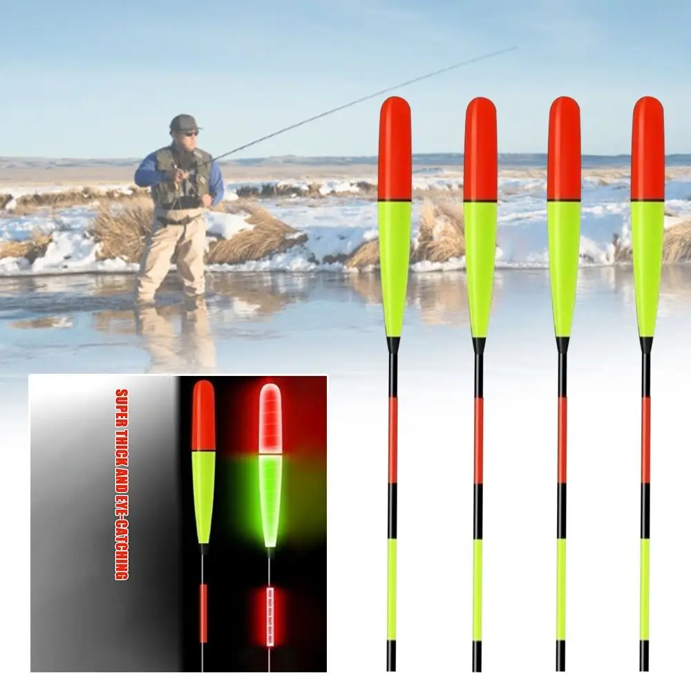 2 uds Super brillante pesca nocturna LED flotador inteligente superior luminoso Ultra sensible flotadores electrónicos boya accesorios de pesca al aire libre - imagen 4