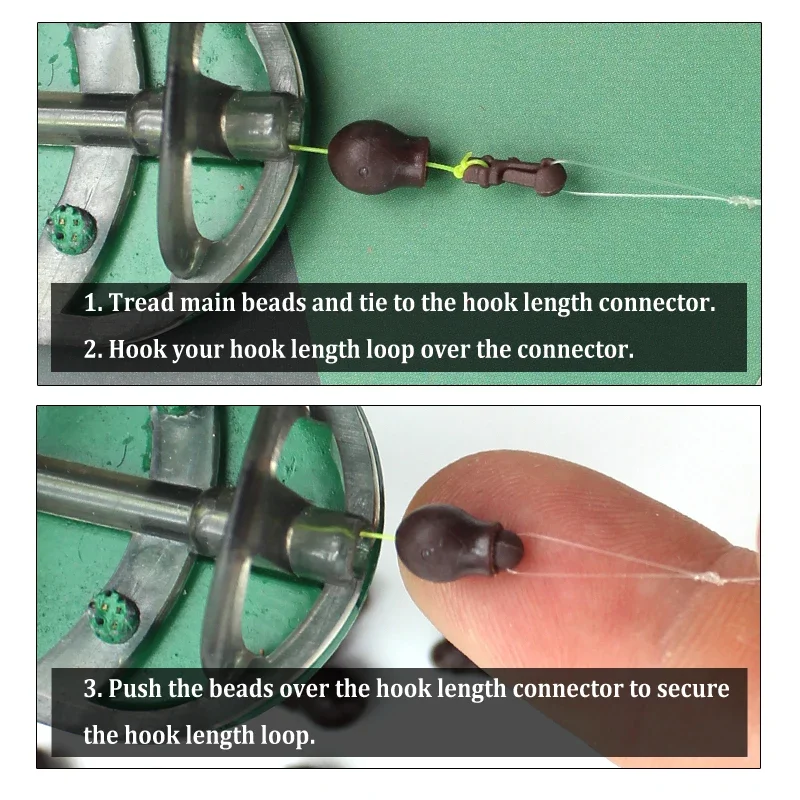 20 piezas cuentas de cambio rápido, pequeñas cuentas de choque suaves, configuración de bomba de libro mayor, cambio de longitud de gancho, cuentas de liberación para accesorio de pesca de carpa - imagen 5