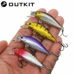 OUTKIT 2022 nuevo llega diseño japonés señuelos pequeños señuelo de pesca 3,2g 45mm hundimiento Minnow Mini cebo duro para perca trucha lubina