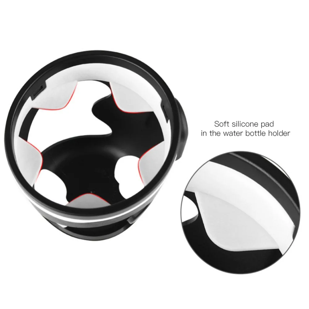 Durable 360 °   Portavasos giratorio para bicicleta, portabotellas de plástico ABS negro, portavasos resistente para ciclismo, accesorios para bicicleta - imagen 3