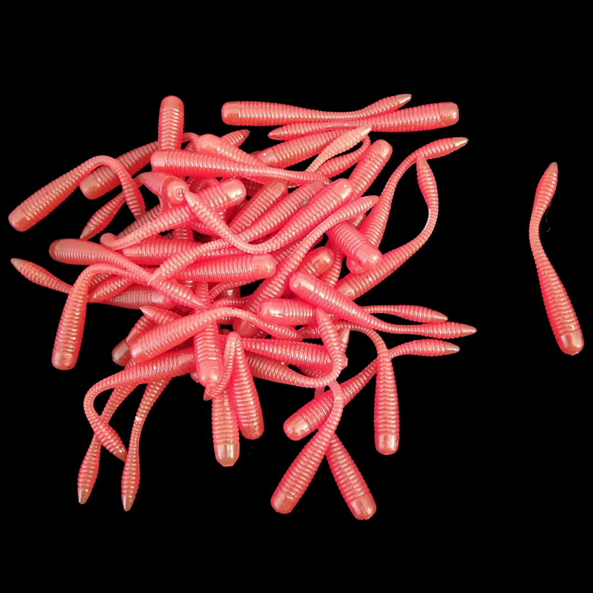 Mini señuelo Ajing Tpr para pesca, cebo de gusano de roca, Wobblers Swimbait, aparejos artificiales Leurre Souple, 300 piezas - imagen 4