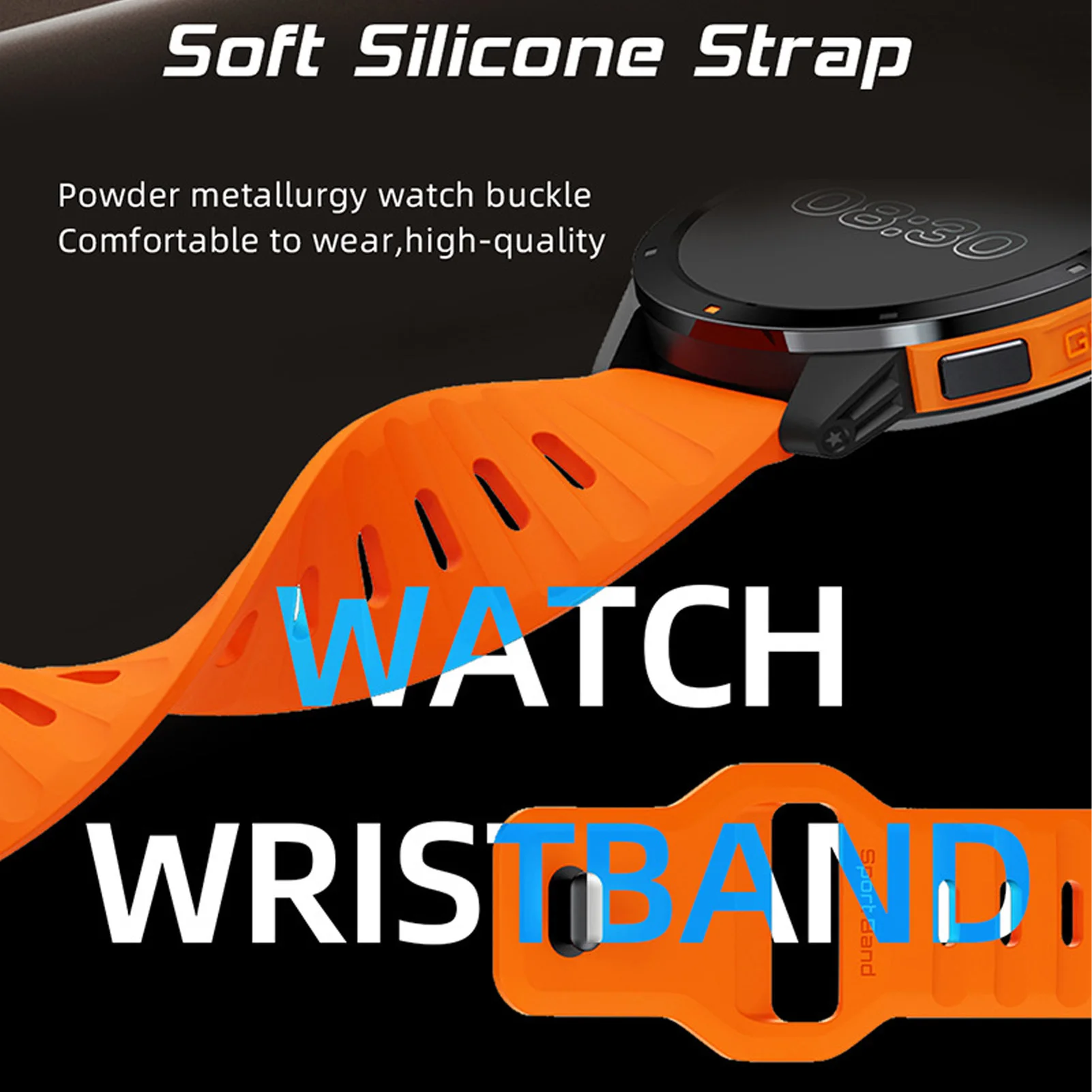 GPS deporte Smartwatch GPS deporte Smartwatch inalámbrico hablar reloj altímetro barómetro reloj inteligente actividad física - imagen 4