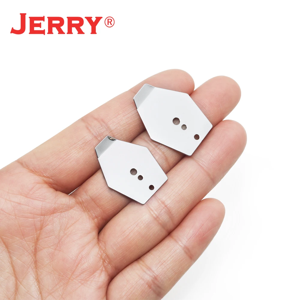 Jerry Chatterbait Blades 20 piezas de acero inoxidable cebo artificial señuelo de pesca accesorio - imagen 3
