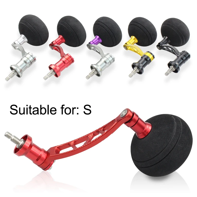 Una bola roja y negra está unida a un soporte rojo y negro