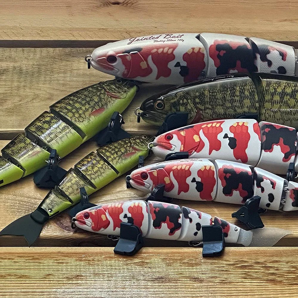 Top Tackle Swimbait articulado – Señuelo flotante gigante - imagen 4