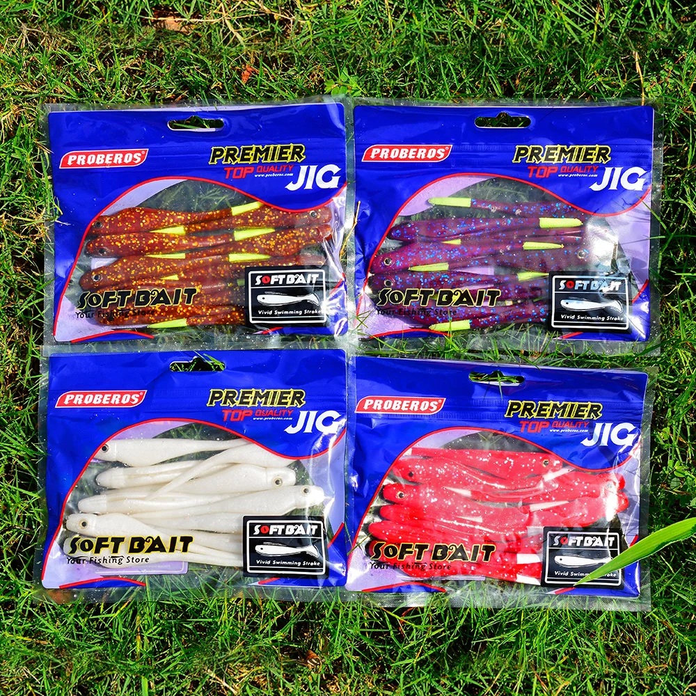 PROBEROS-SEÑUELOS blandos de silicona para Pesca, cebos de goma, Wobblers Swimbait, artificiales, 10-5g, para Pesca de Lucio Isca - imagen 5