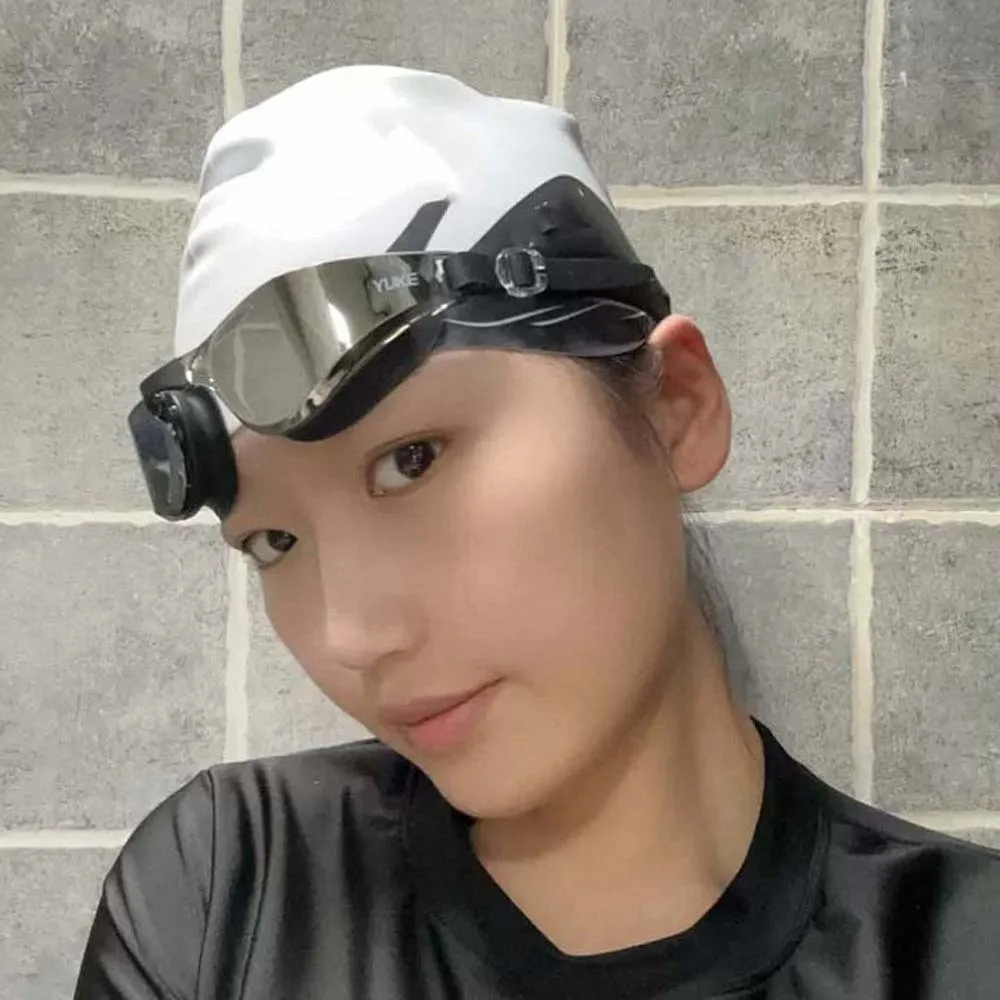 Gafas de Natación Impermeables con Pieza Nasal Desmontable, Gafas de Natación con Recubrimiento Electrolítico Anti-UV, Lentes de Silicona HD Antivaho, Gafas de Natación para Piscina - imagen 4