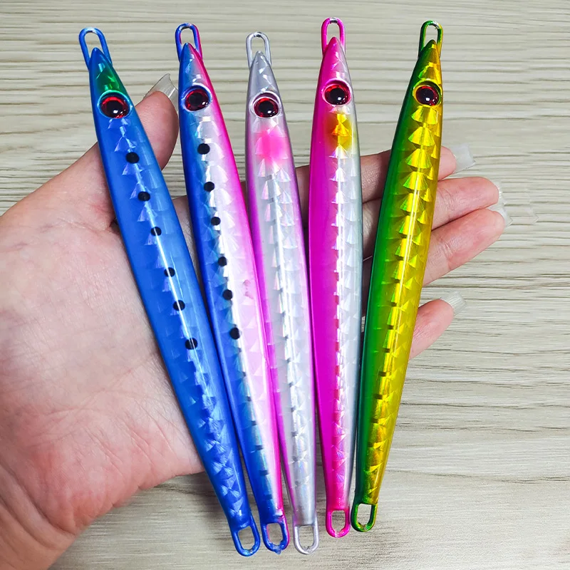 Jig metálico luminoso Obsession J142 para jigging en agua salada - imagen 4