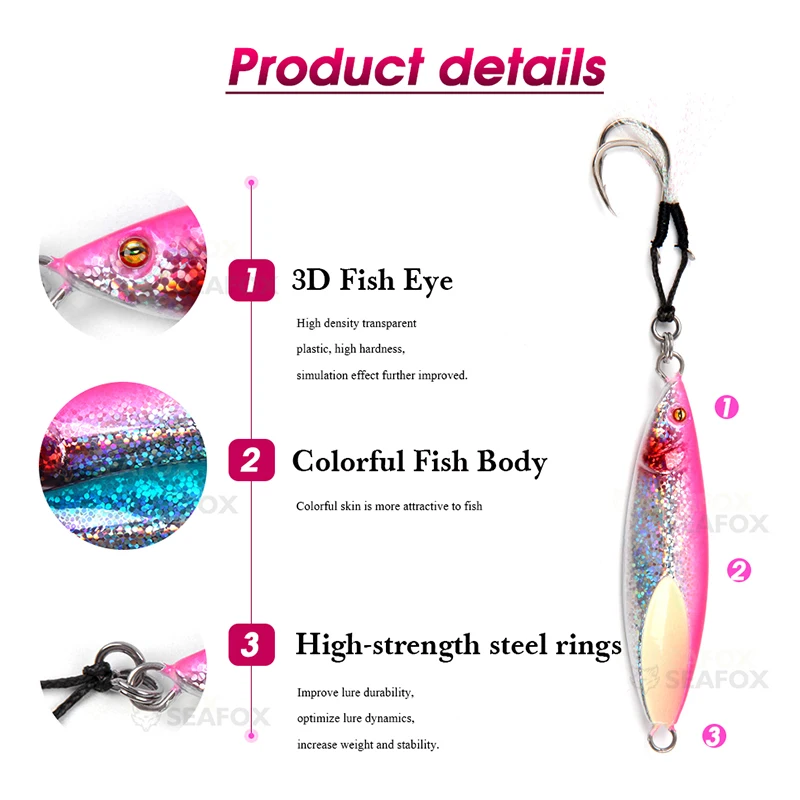 Jig Metal MJ27 Japen – Cuchara para Lubina desde Costa - imagen 3