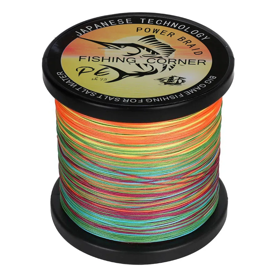 12 hebras 1000m línea trenzada multifilamento 25-230LB Multicolor súper fuerte Japón PE línea de pesca de agua salada - imagen 2