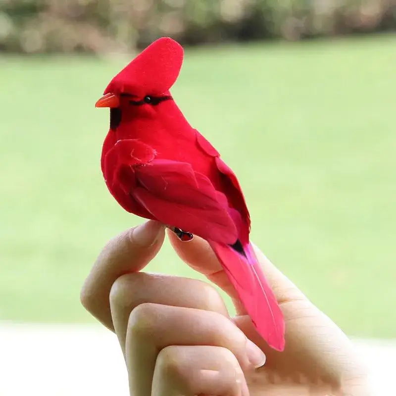 Pájaro Artificial 2026 con Clip – Decoración Jardín Verde Hogar - imagen 3