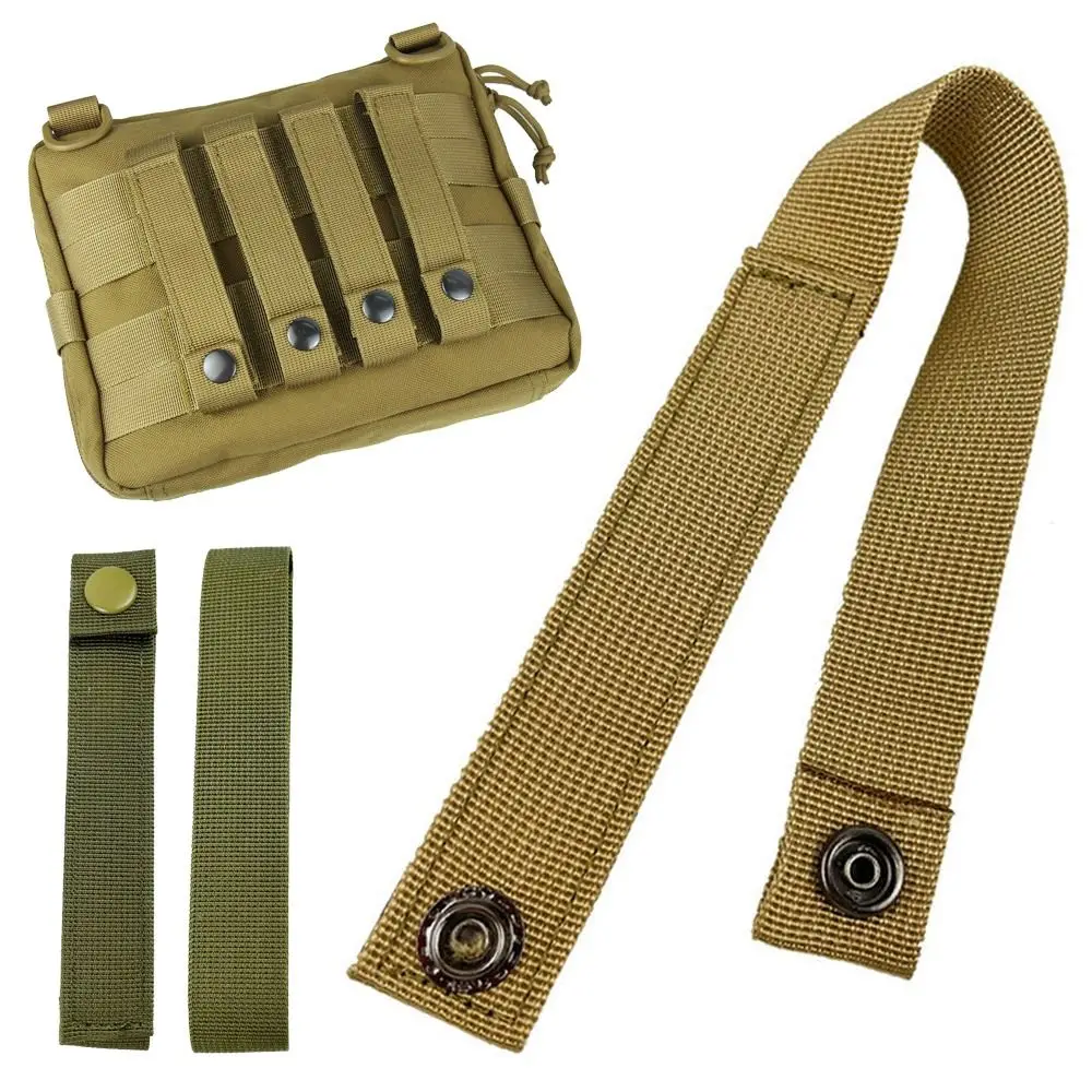 Cinta Molle de nailon práctica EDC, hebilla de cincha, mosquetón de escalada, gancho para llaves, cinturón, ganchos para acampar, soporte para botella - imagen 2