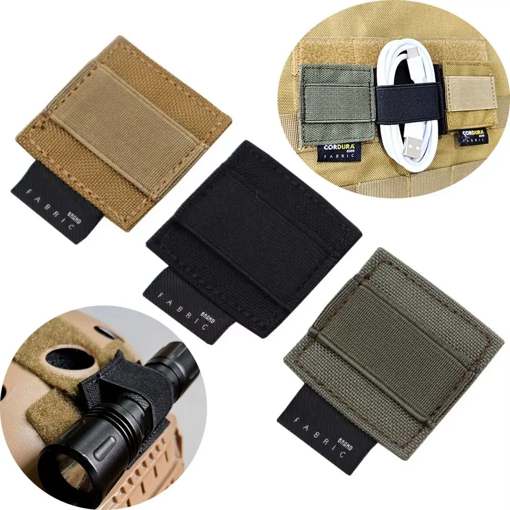 Clip organizador de cables para casco reutilizable, nailon con gancho y bucle, soporte elástico para auriculares, bridas duraderas y resistentes al desgaste - imagen 5