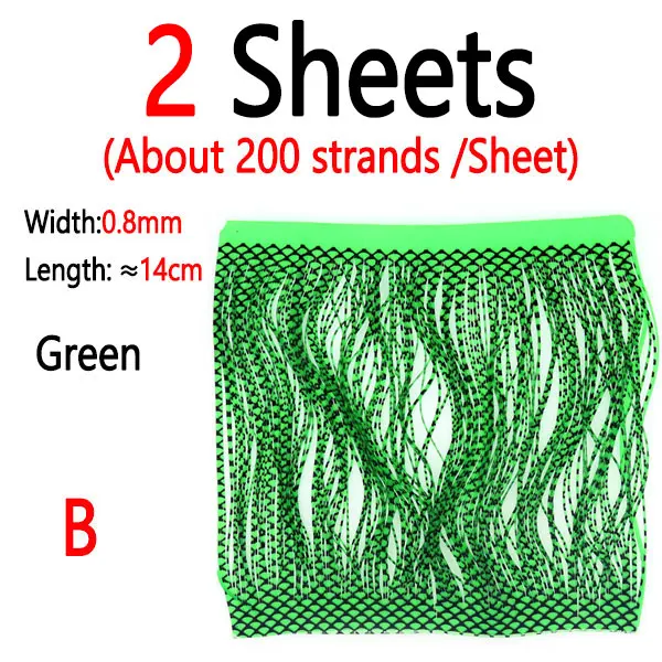 2 Sheets Green