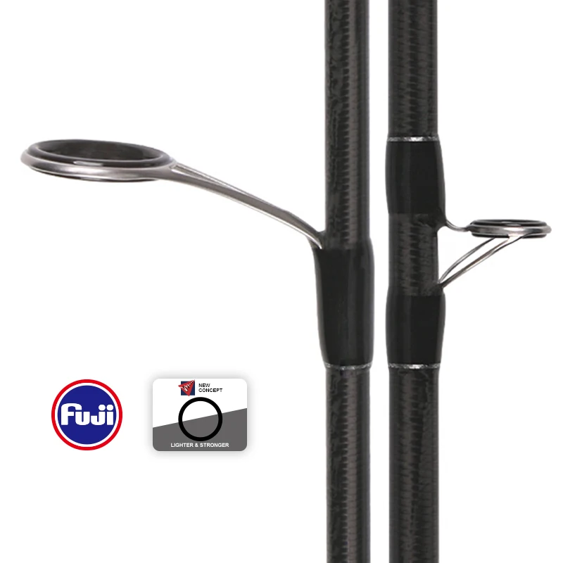 PURELURE-caña de trucha de acción MF portátil, 2,1 m/2,08 m, con anillo guía Fuji, caña de pescar de viaje giratoria y fundida - imagen 2