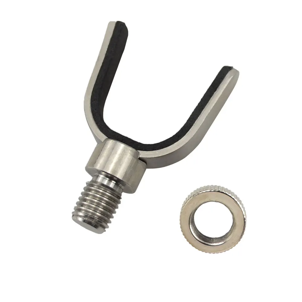 4 soportes de caña de pescar de acero inoxidable para carpa, barra de zumbido, herramientas de aparejos de pesca - imagen 5