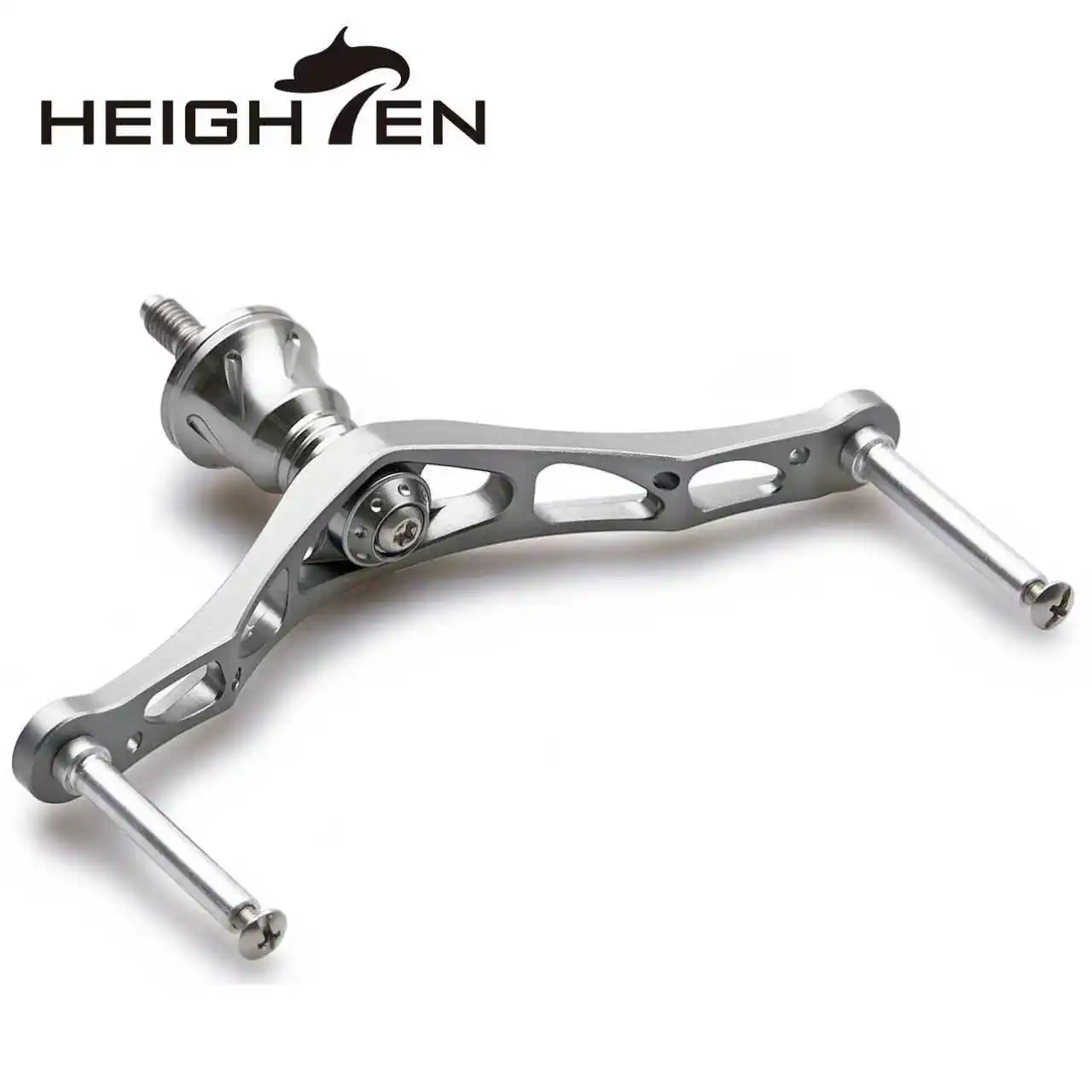 Mango de carrete giratorio HEIGHTEN de 95mm sin perilla para Shimano Daiwa, accesorios de modificación de pesca