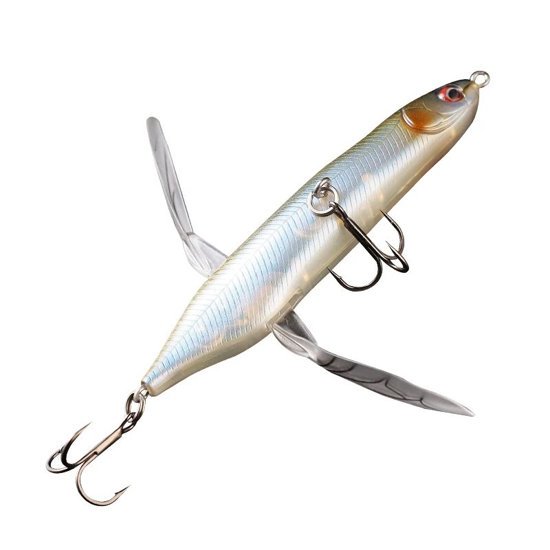 TAIYU libélula flotante ondas de agua sistema de superficie para gatear señuelo 8cm 6,5g cebo para insectos Tractor cebo para gatear cebo de pesca Artifi - imagen 5