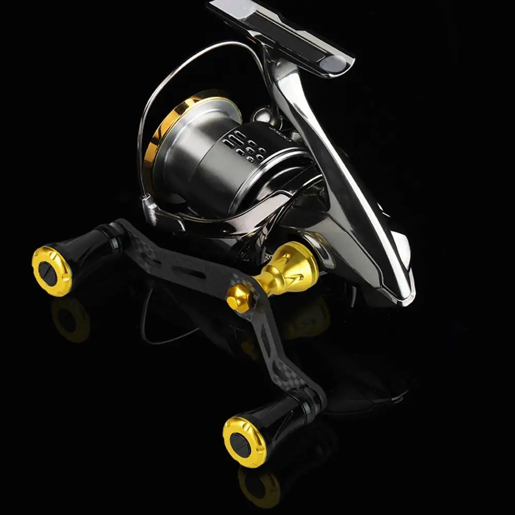 Perilla de agarre de brazo basculante de carbono, mango de carrete de pesca giratorio Hexagonal, accesorios de aparejos de pesca - imagen 5