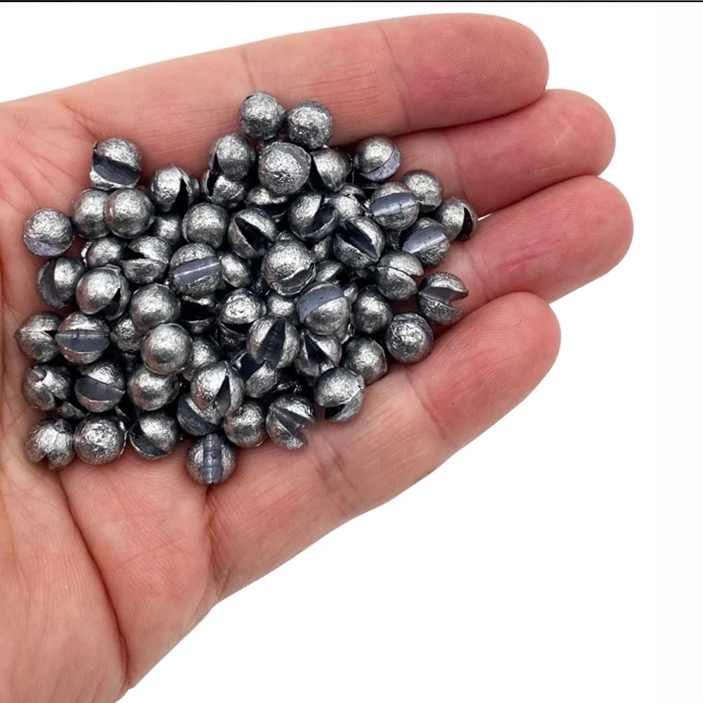 143 Uds. Plomo de peso de pesca de tiro dividido, plomos de pesca redondos extraíbles, aparejos de pesca de agua dulce y salada - imagen 5