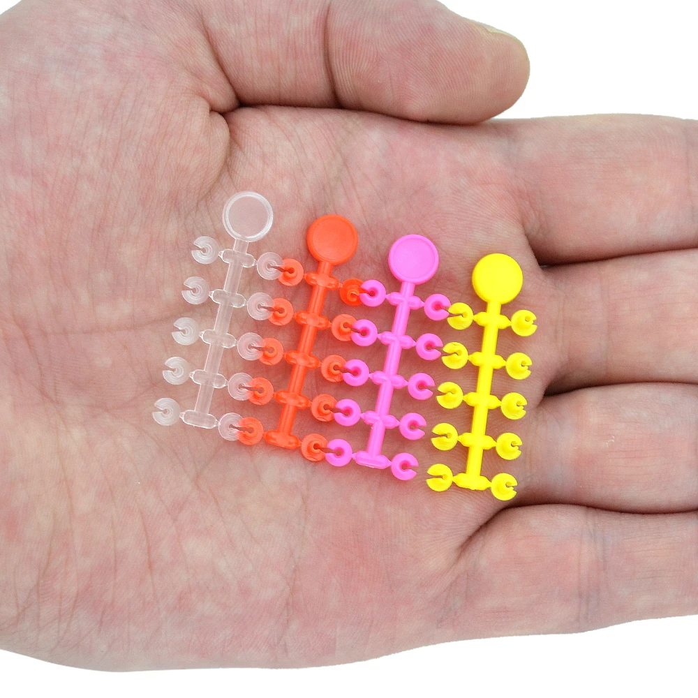 10 tarjetas de cebo Floss Cap, cuentas de parada de cebo para pesca de carpa, Boilie, cebos, aparejos de pesca, AH170 - imagen 2