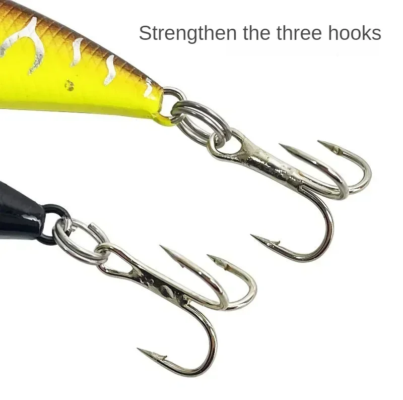 Señuelos de Pesca hundidos Micro Minnow 5cm 3,5g Jerkbait Wobbler vibración Swimbait cebo duro Artificial aparejos de Pesca - imagen 5