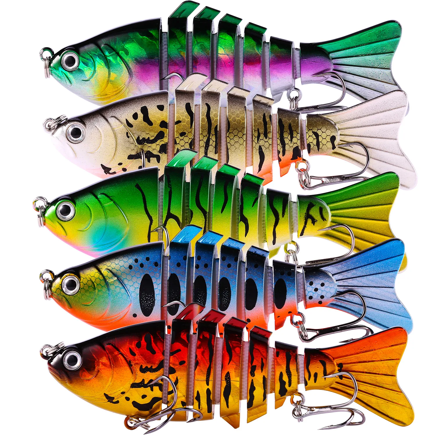 Sougayilang Señuelo Swimbait Articulado Agua Dulce - imagen 3