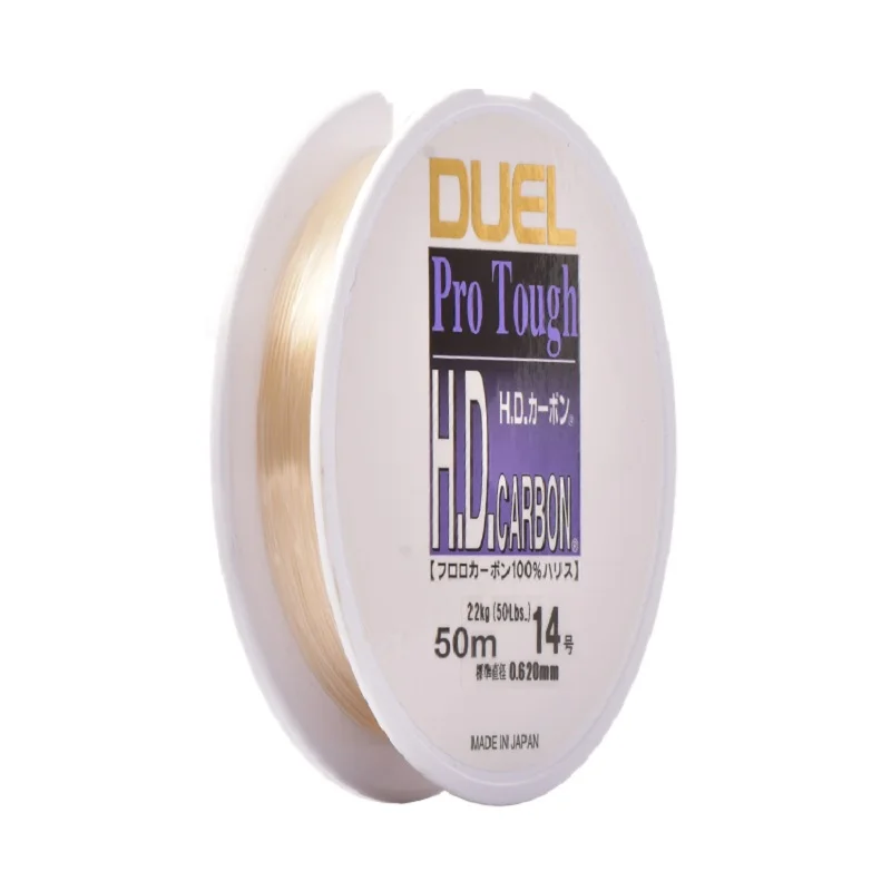 Línea de carbono de pesca japonesa dboat, sublínea de doble mar, pesca en roca asiática, alambre frontal resistente al desgaste, 50m, fishi - imagen 3