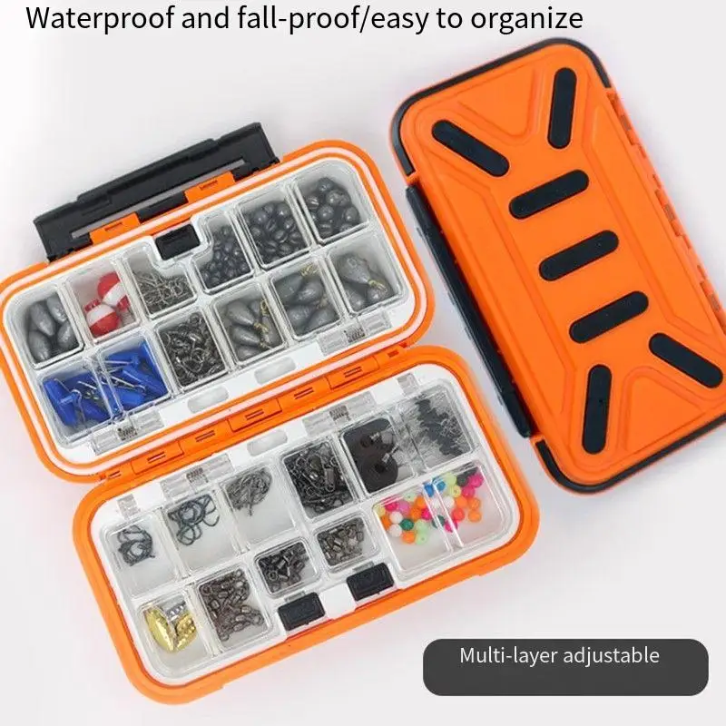 Equipo de pesca PD, 254 piezas, anzuelos Roadrunner, juego de accesorios, juegos de pesca Texas, pesca en el mar, juegos de pesca aislados, cables de pesca - imagen 5