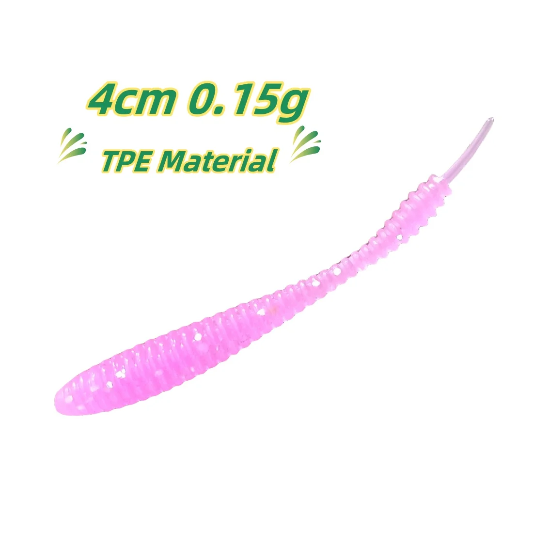 Swolfy Micro Gusano TPR Flotante – Señuelo Suave para Jurel y Caballa - imagen 2