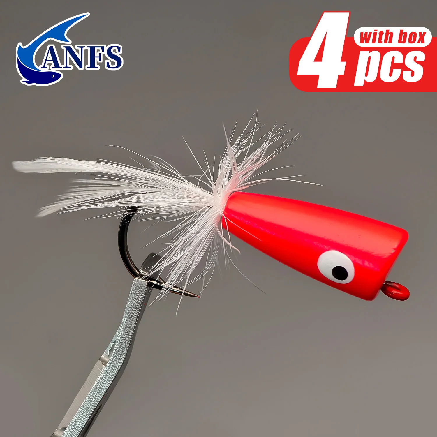 ANFS Señuelos Popper Mosca Seca para Trucha, Bass y Salmon - imagen 2