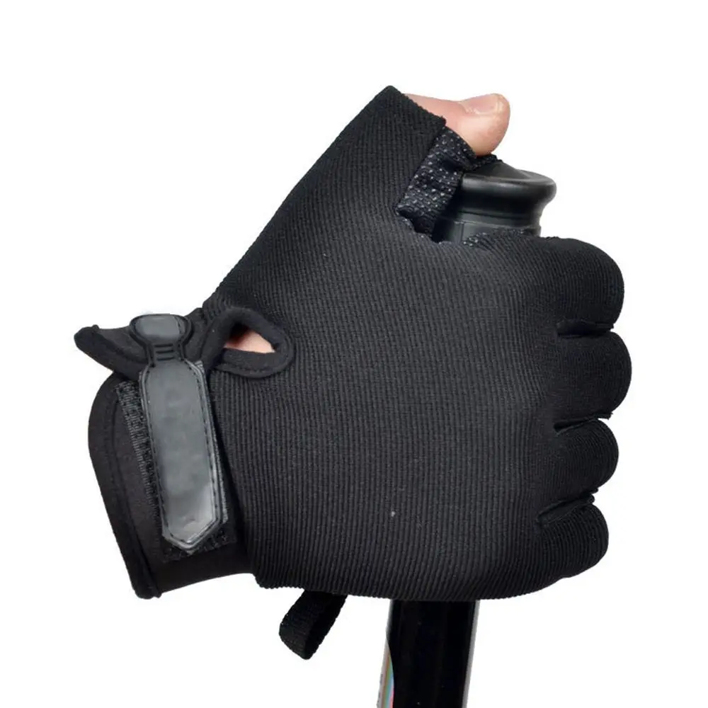 Accesorios Guantes de fitness de medio dedo Guantes deportivos Guantes de ciclismo Protector de palma de mano Manoplas sin dedos Guantes de entrenamiento cruzado - imagen 5