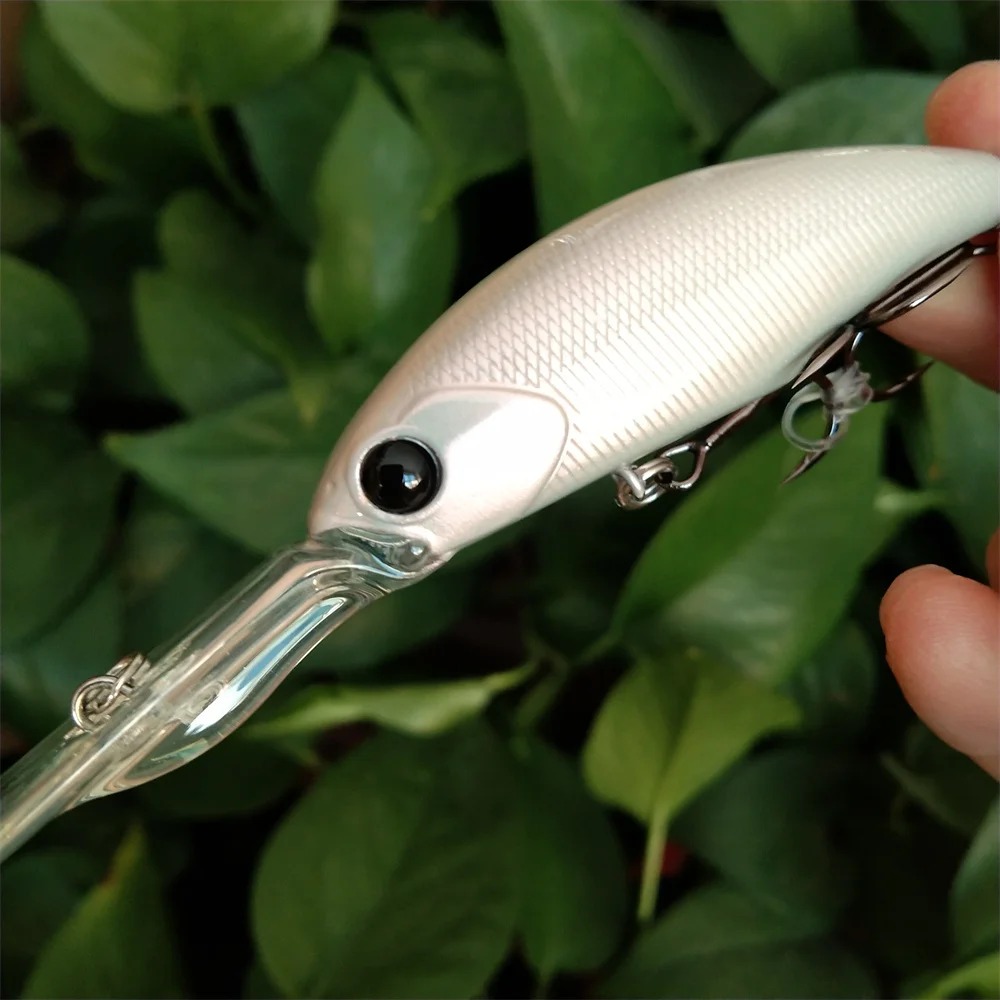 TSURINOYA 4 Uds 57mm 8,3g suspendir Minnow SHAD señuelo de pesca EXPLORERS 2-4m cebos duros artificiales de fundición larga lubina Jerkbait - imagen 4