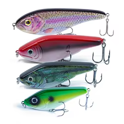 Hanlin Sinking Glide Jerkbait – Swimbait para Pike y Muskie 75-150mm