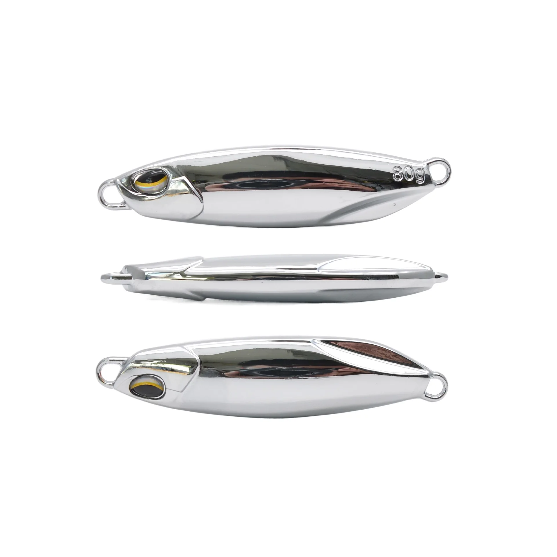 Señuelo de pesca de pargo de caballa, cebo de metal chapado en espejo lento, 15g, 20g, 25g, 30g, 40g, 50g, 60g - imagen 4