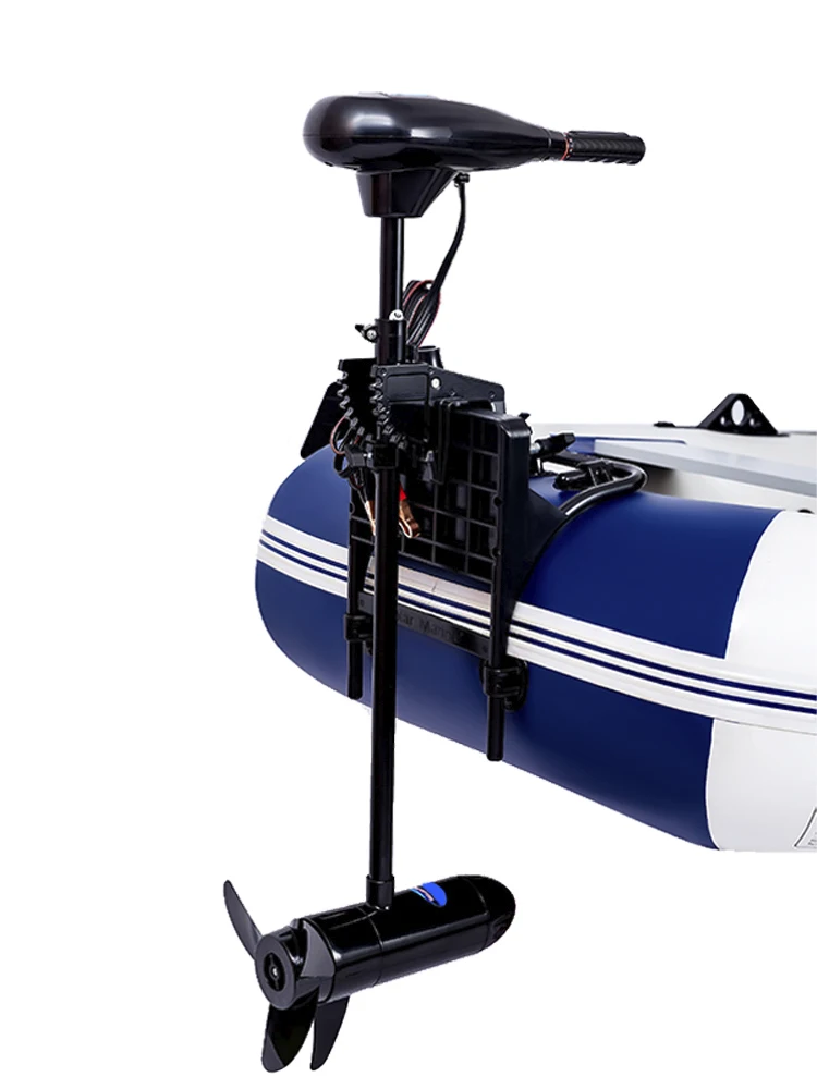 Motor de arrastre eléctrico de 50 libras de empuje, 12v, con montaje en popa para bote inflable, Kayak, barco de velocidad - imagen 4