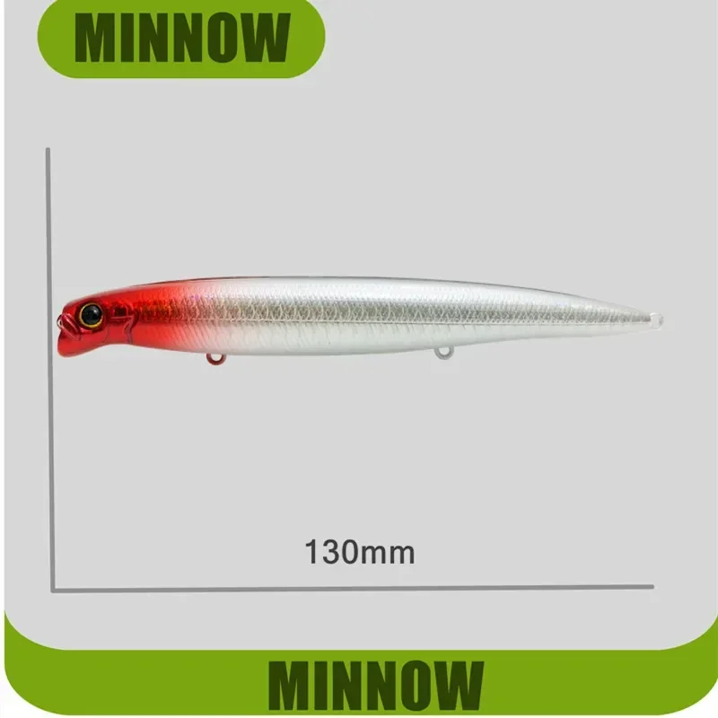 Jerkbait flotante tipo pececillo para lance largo - imagen 3