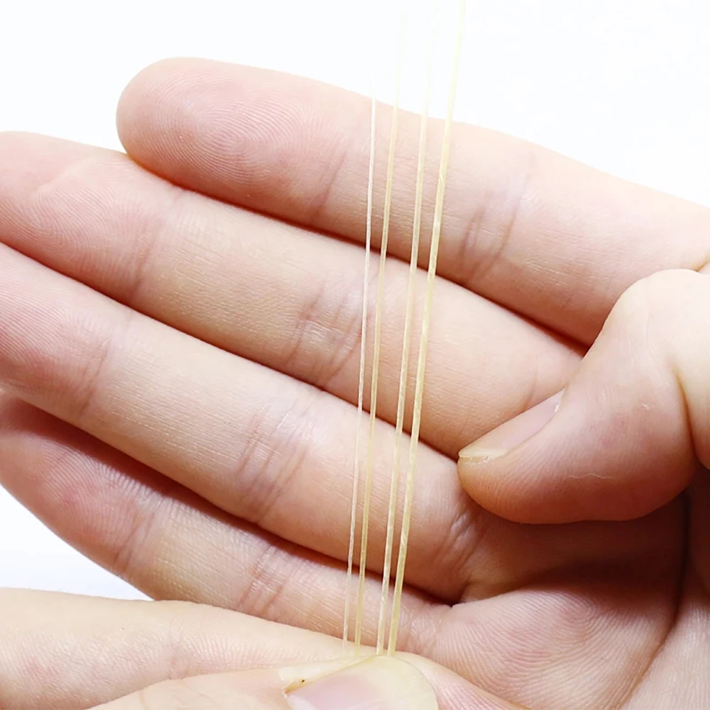 ICERIO, 2 m/paquete, costillas para el cuerpo de la ninfa, materiales para atar moscas, línea biológica degradable para Caddis Pupae Grayling, trucha, pesca con mosca - imagen 4