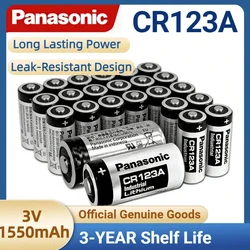 Pila CR123A litio Panasonic 3V compatible cámara Arlo