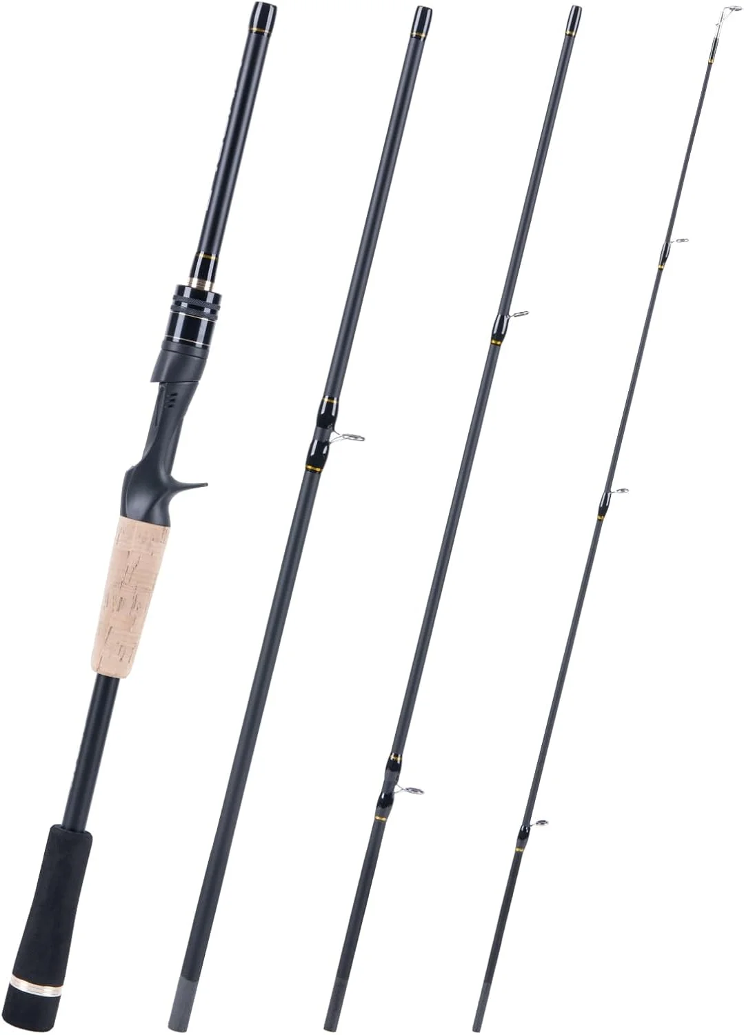 Goture Ultraligera ML Carbono - Caña Spinning/Casting Viaje Mango EVA