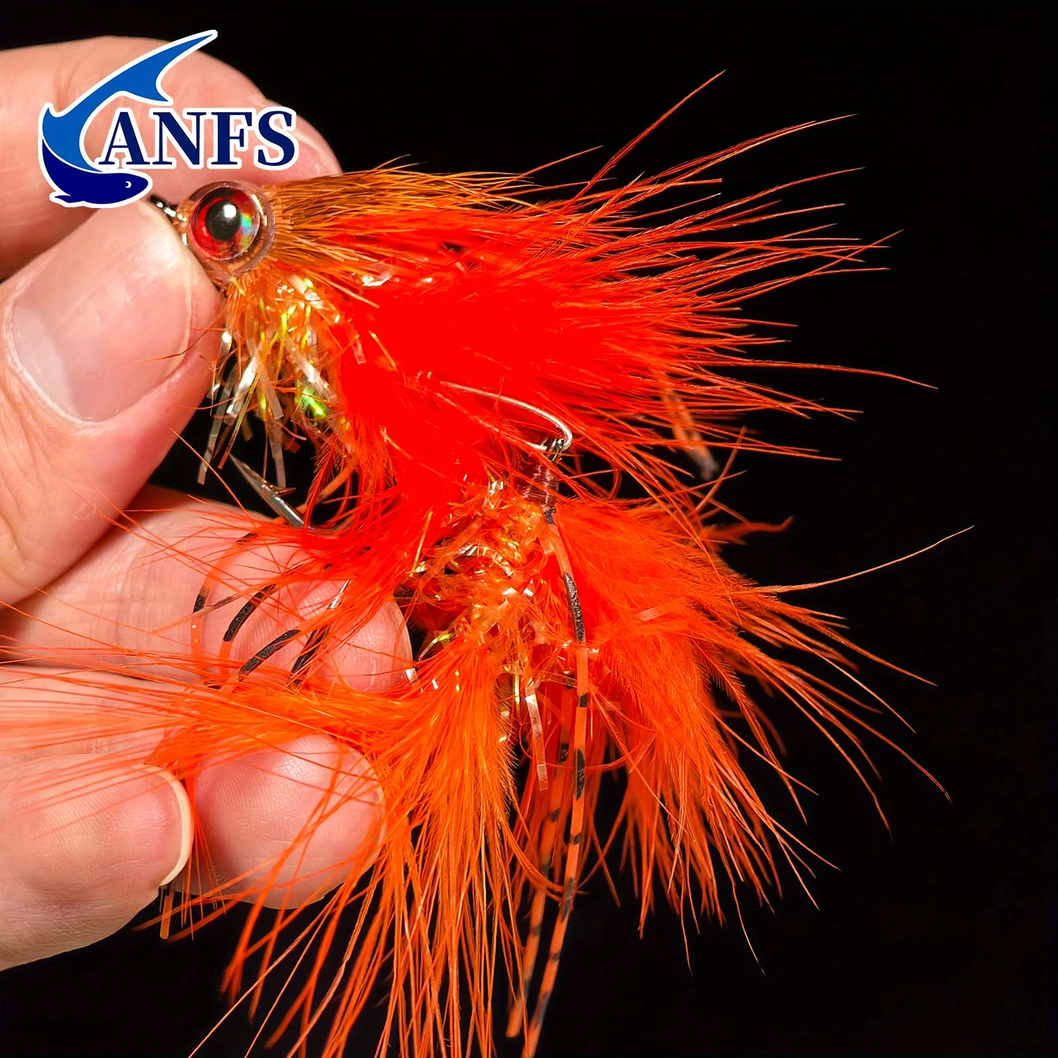 ANFS 4 Uds. Big Streamer Fly Fish suspensión Streamer de agua salada mosca Stinger gancho trucha Pike Bass Muskie señuelo de pesca cebos - imagen 5