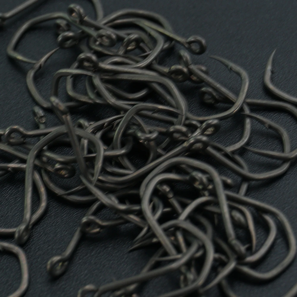 Anzuelos con púas Hirisi 8021 – Acero carbono recubierto PTFE - imagen 5