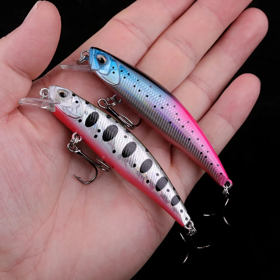 WALK FISH-señuelo de pececillo hundido, cebo Artificial de fundición larga, peso fijo, Wobbler, pesca de trucha, lubina, Isca, 1 piezas, 80mm, 10,8g - imagen 5